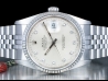 Rolex|Datejust 36 Argento Jubilee Silver Lining Diamonds|16234